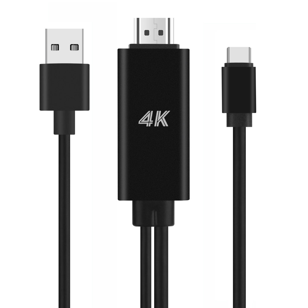 USB-C to 4K Adapter, TYPE-C TV Video Hub AV Cable - ACZX1