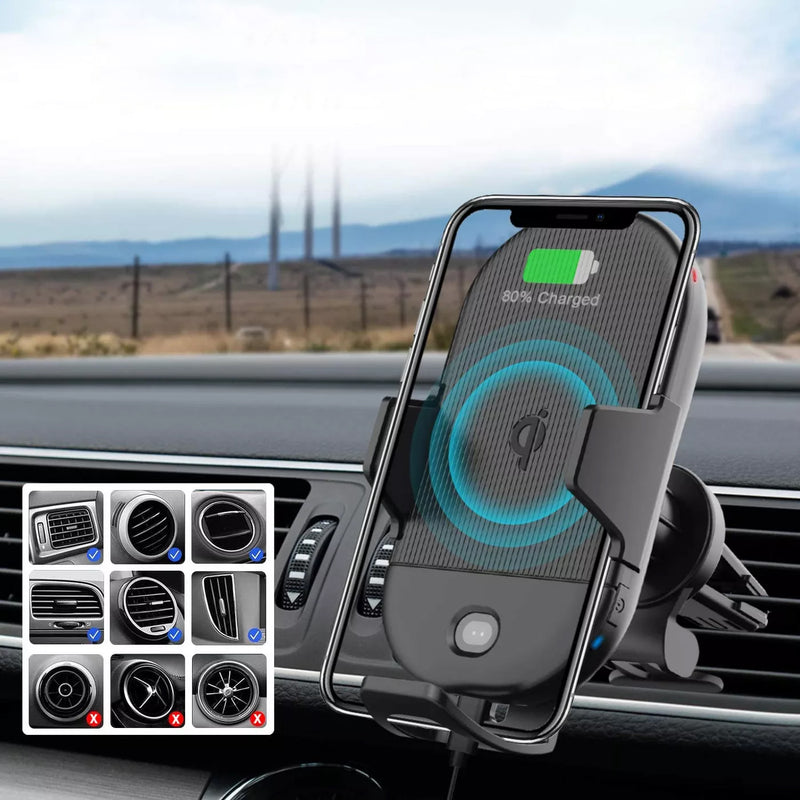 Car Wireless Charger Mount, Fast Charge Holder Air Vent - ACZ08