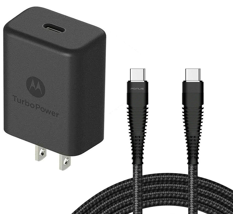 27W Fast Home Charger, USB-C 6ft TYPE-C Cable TurboPower PD - ACE23