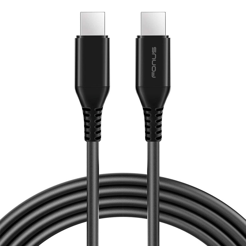 Fast PD Car Charger,  6ft Long Type-C Cable 2-Port USB-C 60W  - ACF08+J68 2184-3