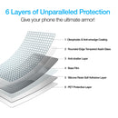 2 Pack Screen Protector,  Full Cover HD Clear Tempered Glass  - AC2SP84 2325-3