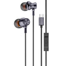 Wired TYPE-C Earphones,  w Mic Magnetic Headphone USB-C Earbuds  - ACC96 2575-1