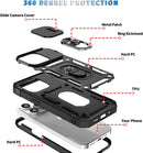 Hybrid Case Cover,  Kickstand Lens Protects Metal Ring  - ACXW115 2463-7
