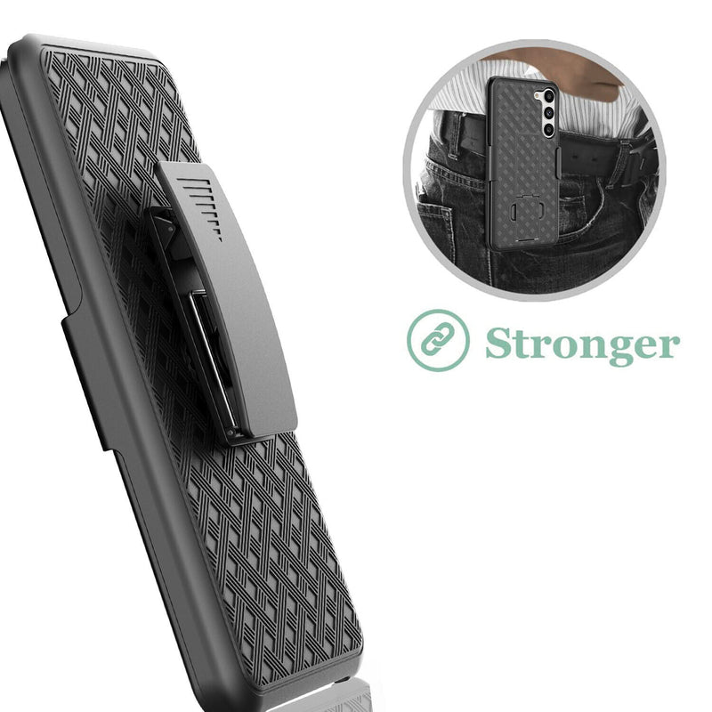 Case with Belt Clip,  w Kickstand Cover Swivel Holster Combo  - ACC34 2200-6