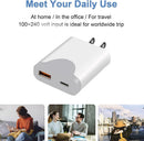 2 Pack 20W Dual Port Home Charger,  USB-C 2 Pack 3ft Long PD USB-C Cables Fast Type-C  - ACXW231 2586-3