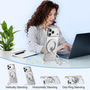 Metal Magnetic Ring Phone Holder,  Desk Stand Folding Kickstand  - ACXW220 2570-7