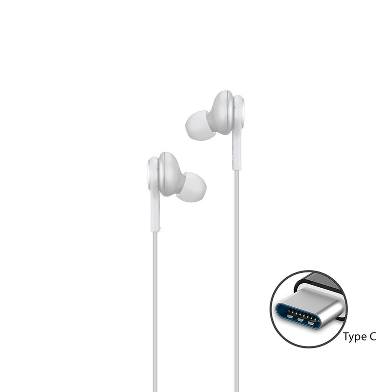 TYPE-C Earphones,   w Mic   USB-C Earbuds  Headphones  - ACXG60 2085-3