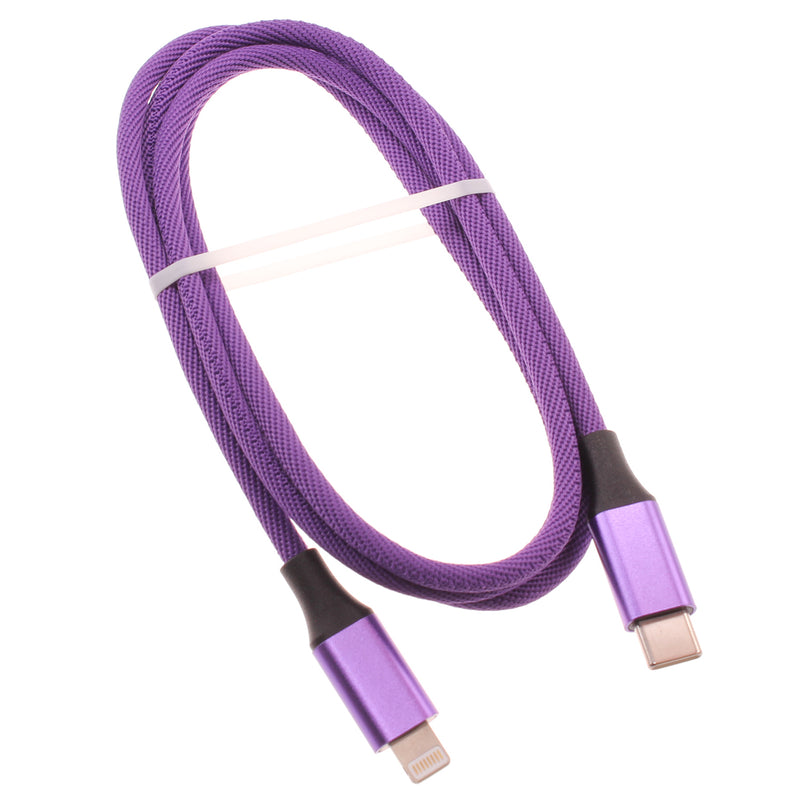  Purple 3ft PD Cable ,  Power Wire Fast Charger USB-C  - ACR52 2164-6