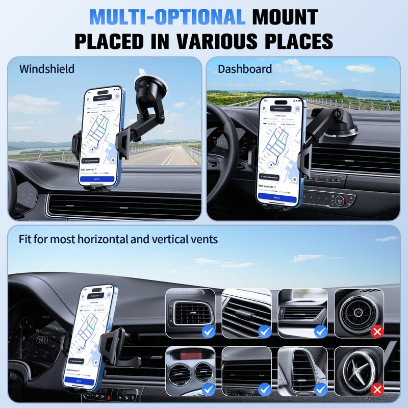 Car Mount,  Phone Holder  Air Vent   Windshield   - ACD38 1999-2