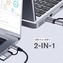 USB-C Adapter,  USB Splitter USB-C to USB-A Converter 4-in-1 Hub USB-A  - ACZ93 2199-3