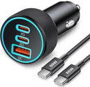  Quick Car Charger ,  Type-C PD 3-Port USB Cable 67W  - ACXW279 2640-1