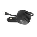 30W Car Charger,  Type-C 3 Amp Retractable  - ACK38 2241-6