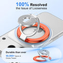 Metal Magnetic Ring Phone Holder ,  Folding Kickstand Orange  - ACXW219 2569-4