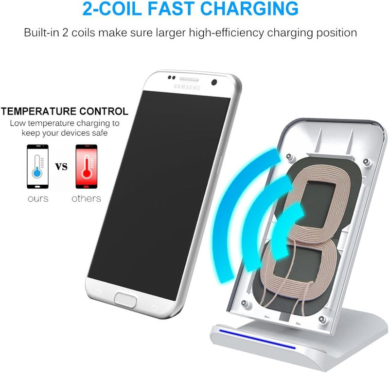 Wireless Charger,  Detachable Stand 10W Fast  - ACZS40 2130-6