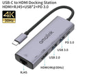 5-in-1 Adapter USB-C Hub ,   Charger Port   RJ45 Network Port   HDTV HDMI   - ACR78 2012-5