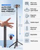 Tripod Selfie Stick,  Remote Shutter Monopod Wireless  - ACV91 2332-2