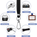 Black 2 Pack Phone Lanyard,  1 Pcs Wrist Straps 1 Pcs Neck Straps Holder Adjustable  - ACXW273 2634-7
