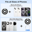 Metal Magnetic Ring Phone Holder ,  Desk Stand Folding  Kickstand  - ACXW215 2565-6