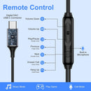 TYPE-C Earphones ,  w Mic Headphones USB-C Earbuds   - ACXW202 2552-6