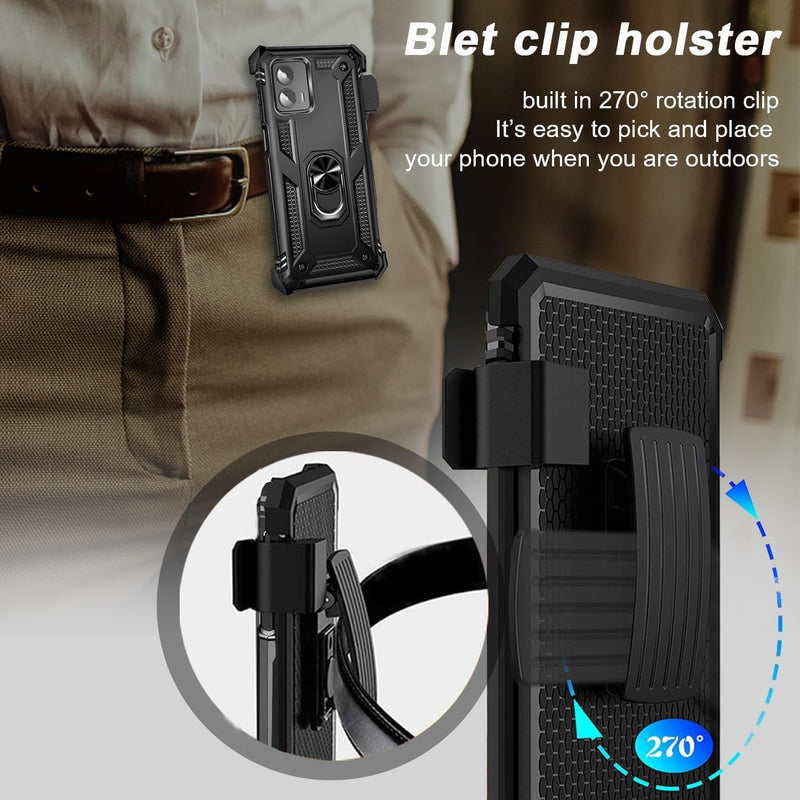 Case Belt Clip,  Cover Swivel Metal Ring Holster  - ACE97 2091-3