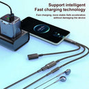 USB-C Earphone Adapter Splitter,   Port Converter   Headphone Audio Jack  TYPE-C Charging Port   - ACP26 2305-4