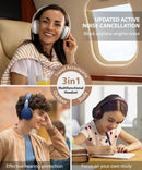 Wireless Headphones,  w Mic Headset Foldable  - ACXW132 2481-7