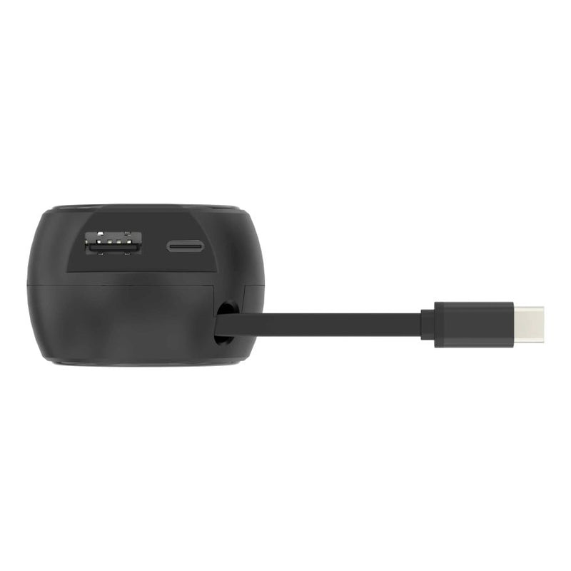 30W Car Charger,  Type-C 3 Amp Retractable  - ACK38 2241-2