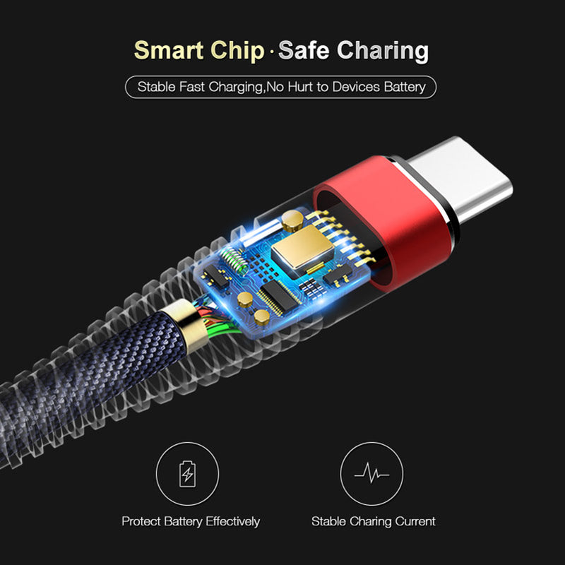 3ft USB Cable,  Fast Charge Power Cord Type-C  - ACL77 1293-5