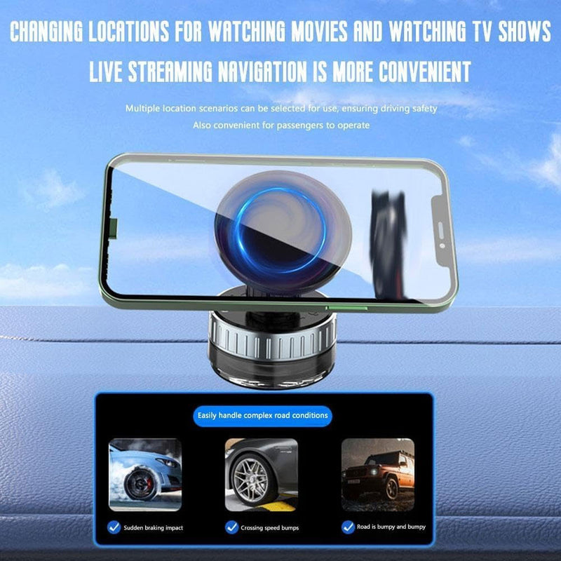 Magnetic Car Mount,  Vacuum For Dash Windshield  Phone Holder  - ACZ89 2191-6