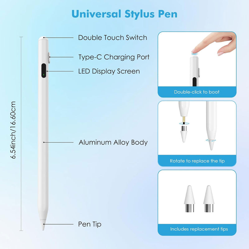 Active Digital Display Stylus,  Rechargeable Capacitive Touch Pen  - ACV62 2099-5