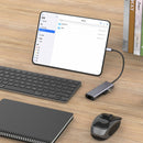  6-in-1 Adapter USB Hub ,   USB-C Charger Port  SD/TF Card Reader   RJ45 Network Port   - ACL54 2014-3