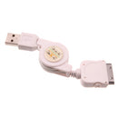 Retractable USB Cable,  Data Cord Charge and Sync  Charger Power Wire  - ACC58 2243-1