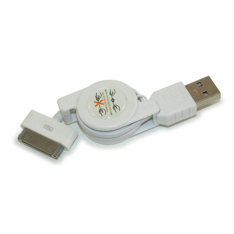 Retractable USB Cable,  Data Cord Charge and Sync  Charger Power Wire  - ACC58 2243-1
