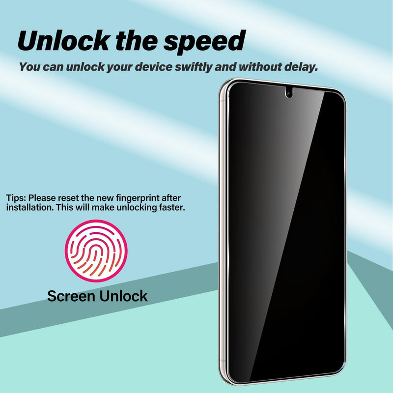 2 Pack Privacy Screen Protector,  9H Hardness Anti-Spy Tempered Glass  - AC2SP17 2166-4