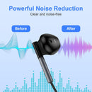 TYPE-C Earphones ,  w Mic Headphones USB-C Earbuds   - ACXW202 2552-4