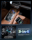  Quick Car Charger ,  Type-C PD 3-Port USB Cable 67W  - ACXW279 2640-4