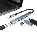 USB-C Adapter,  USB Splitter 4-in-1 Hub USB-A  - ACZ85 2198-2