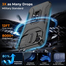 Hybrid Case Cover,  Kickstand Lens Protects Metal Ring  - ACXW107 2449-3