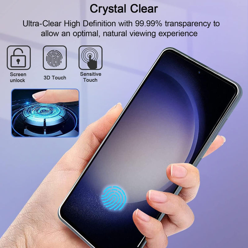 2 Pack Screen Protector,  Full Cover HD Clear Tempered Glass  - AC2V58 2088-4