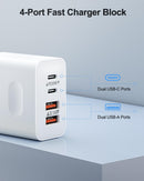 2 Pack 40W Wall Charger ,  Power Adapter Block 2 USB-C USB Ports Adaptive Fast Cube  - ACXW271 2632-2