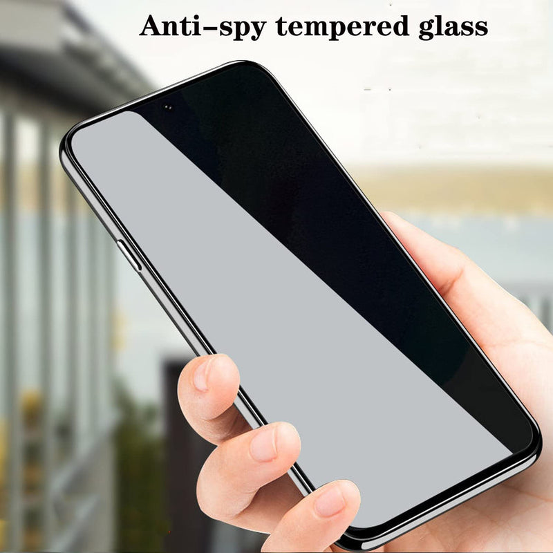  2 Pack Privacy Screen Protector ,   9H Hardness   Anti-Spy   Tempered Glass   - AC2V52 2075-6