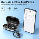 Wireless Ear-hook Open Earphones ,  True Stereo Over the Ear Headphones Bluetooth Earbuds   - ACXW223 2578-7