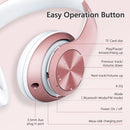Wireless Headphones,  w Mic Headset Foldable  - ACXW129 2477-6