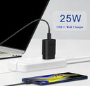 4 Pack 25W Fast Home Charger,  Quick 2 Pack 6ft and 2 pack 4ft USB-C Cable PD Type-C  - ACXW229 2584-2