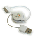 Retractable USB Cable,  Data Cord Charge and Sync  Charger Power Wire  - ACC58 2243-2