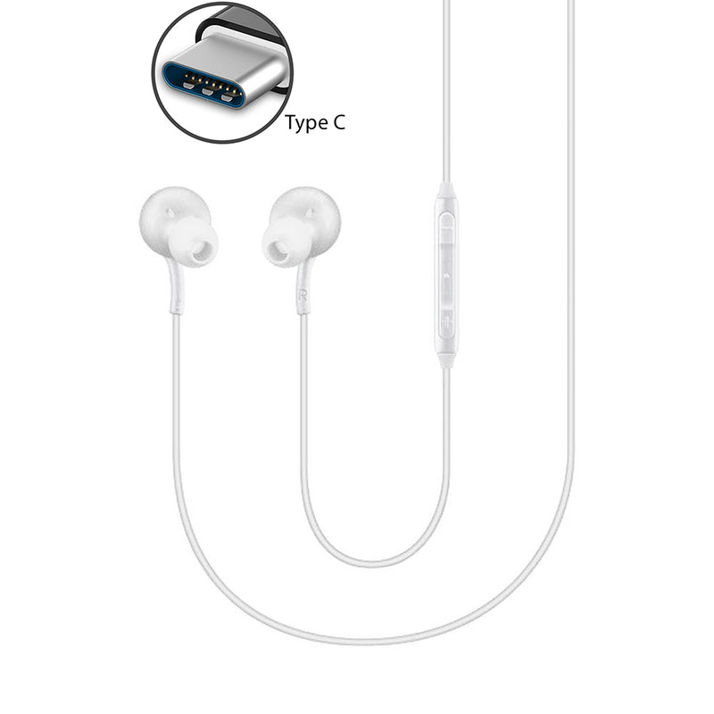 TYPE-C Earphones,   w Mic   USB-C Earbuds  Headphones  - ACXG60 2085-2