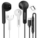 2 Pack TYPE-C Earphones ,  w Mic Headphone USB-C Earbuds  - ACXW203 2553-1