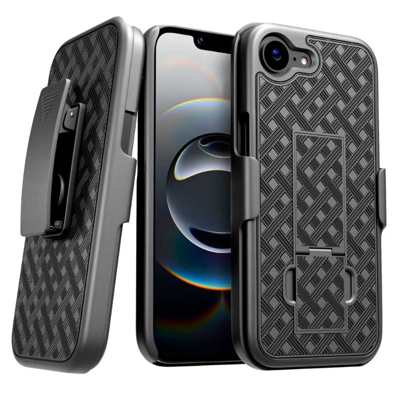 Case with Belt Clip,  w Kickstand Cover Swivel Holster Combo  - ACL99 2213-1