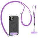 Purple 2 Pack Phone Lanyard ,  1 Pcs Wrist Straps 1 Pcs Neck Straps Adjustable Holder  - ACXW274 2635-1