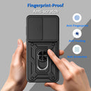  Hybrid Case Cover ,  Kickstand  Lens Protects   Metal Ring   - ACXW46 2382-6